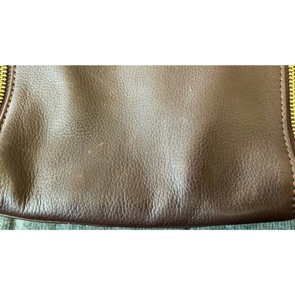 The Sak Womens Brown Leather Leaf Print Hobo Bag - Picture 9 of 13